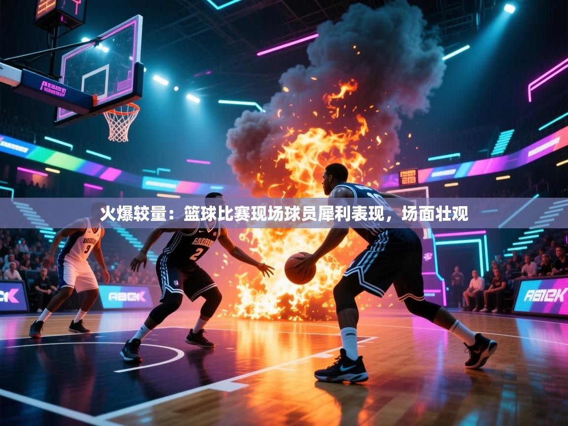 火爆较量：篮球比赛现场球员犀利表现，场面壮观